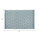Handwoven Diamond Rug (20" X 32")