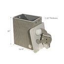 Foldable Fabric Hamper & Lid With Plush Elephant