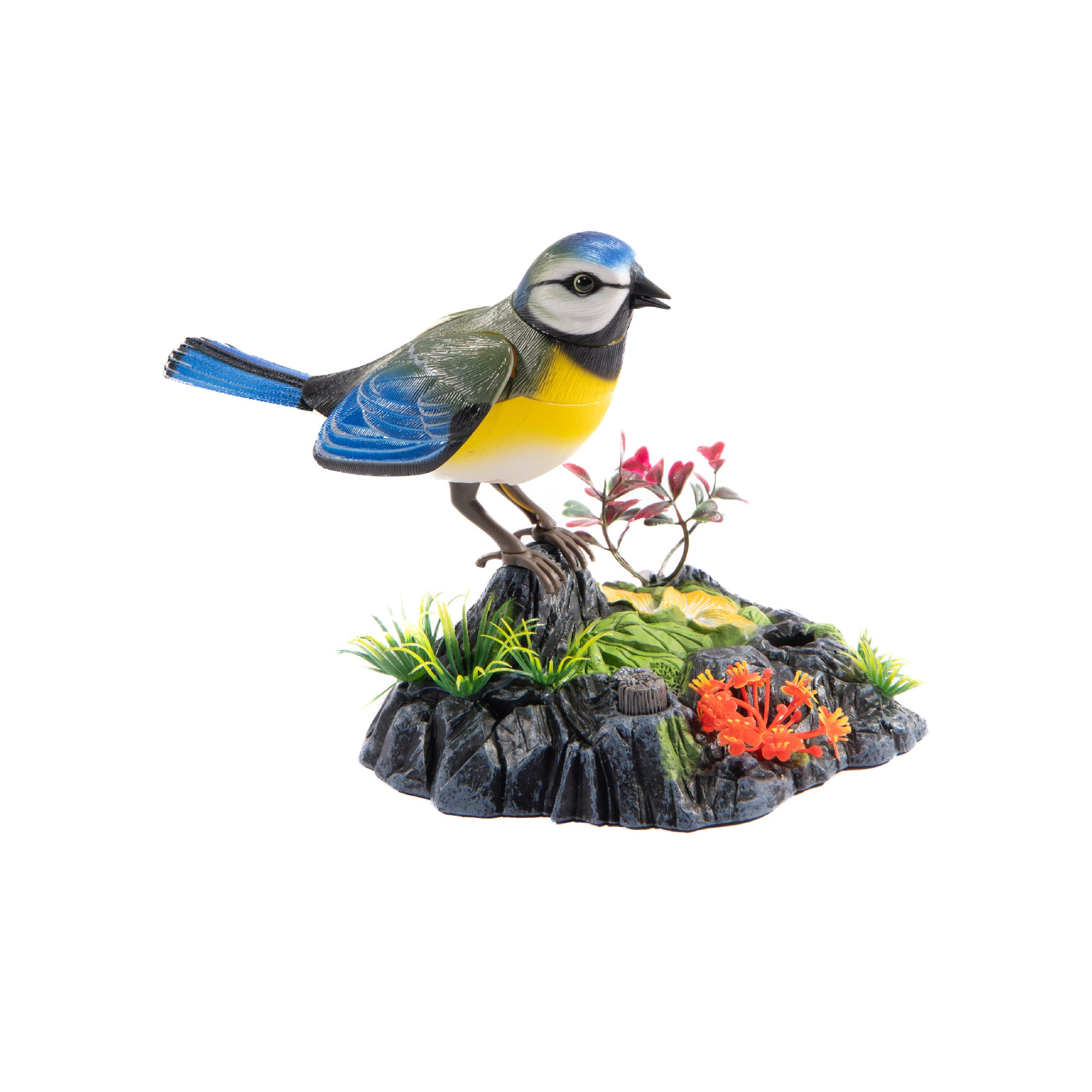 Voice-Activated Finch Induction Bird Decorative Accent