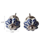 Decorative Ceramic Knob Set Of 2 Rice Set Of 3, Cabinet Knobs, Drawer Pulls, Home Hardware