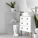 Decorative Smooth Ceramic Knob Set Of 2 Black - Set of 2