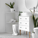 Decorative Scalloped Ceramic Knob Set Of 2 Grey - Set of 2