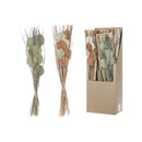 Dried Palm Bouquet In Paper Sleave Assorted - Set of 2