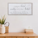 Framed Wooden Sign So Unbelievably Blessed