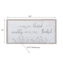 Framed Wooden Sign So Unbelievably Blessed