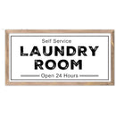 Framed Wooden Sign Laundry Room