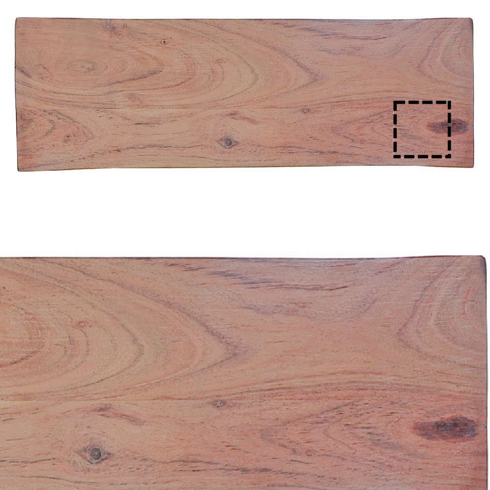 Acacia Wood Rectangle Boat Tray 18 Inch, Kitchen Serving Tray, Cheese Board, Cutting Board, Party Platter, Entertaining Board
