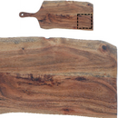 Custom Acacia Wood Live Edge Serving Board With Handle