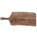 Custom Acacia Wood Live Edge Serving Board With Handle