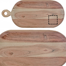 Custom Acacia Wood Oval Serving Tray With Single Handle