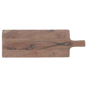 Acacia Wood Rectangle Serving Board with Stand, Cutting Board, Cheese Platter, Kitchen Tray, Party Entertaining Board