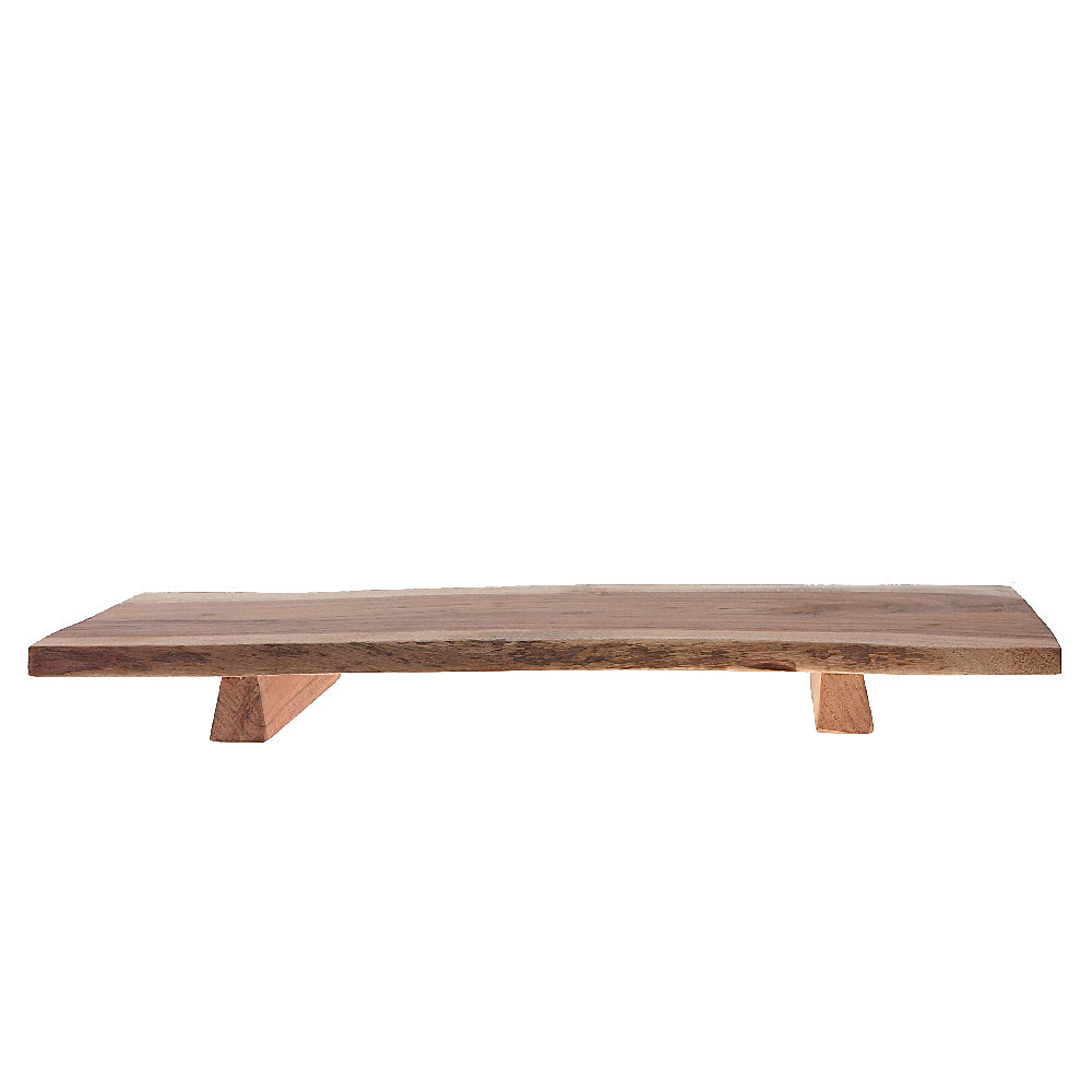 Acacia Wood Live Edge Serving Board, Cheese Board, Cutting Board, Kitchen Serving Tray, Party Platter, Entertaining Board