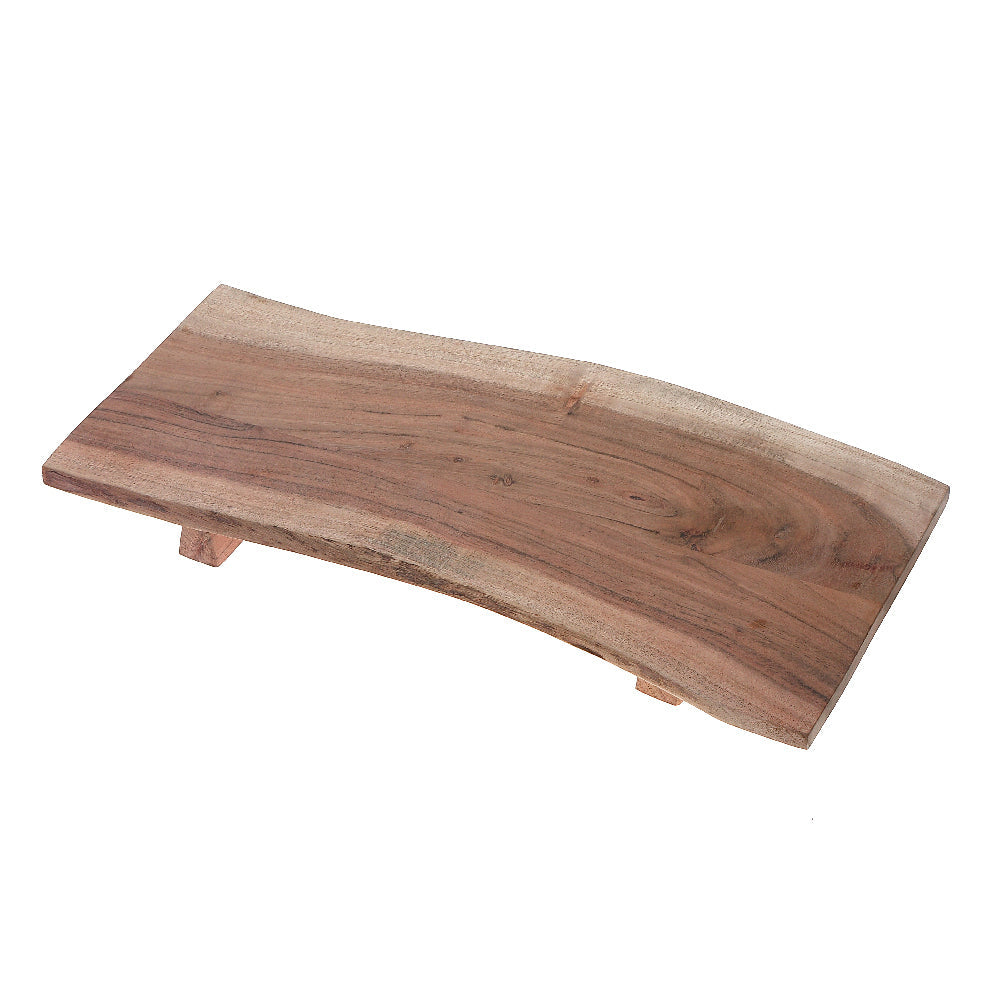 Acacia Wood Live Edge Serving Board, Cheese Board, Cutting Board, Kitchen Serving Tray, Party Platter, Entertaining Board