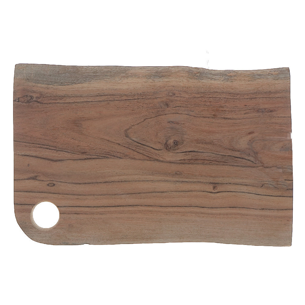 Custom Acacia Wood Live Edge Serving Board With Round Handle, Charcuterie Board, Serving Platter
