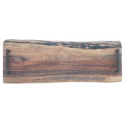Custom Acacia Wood Live Edge Serving Board With Iron Handles, Charcuterie Board, Kitchen Serving Board