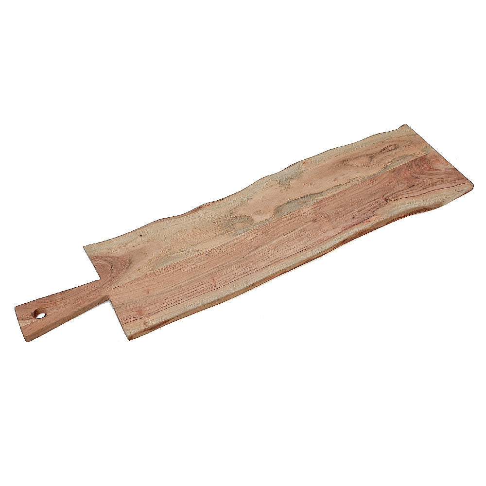 Custom Acacia Wooden Rectangle Live Edge Serving Board Large, Charcuterie Board, Kitchen Serving Board