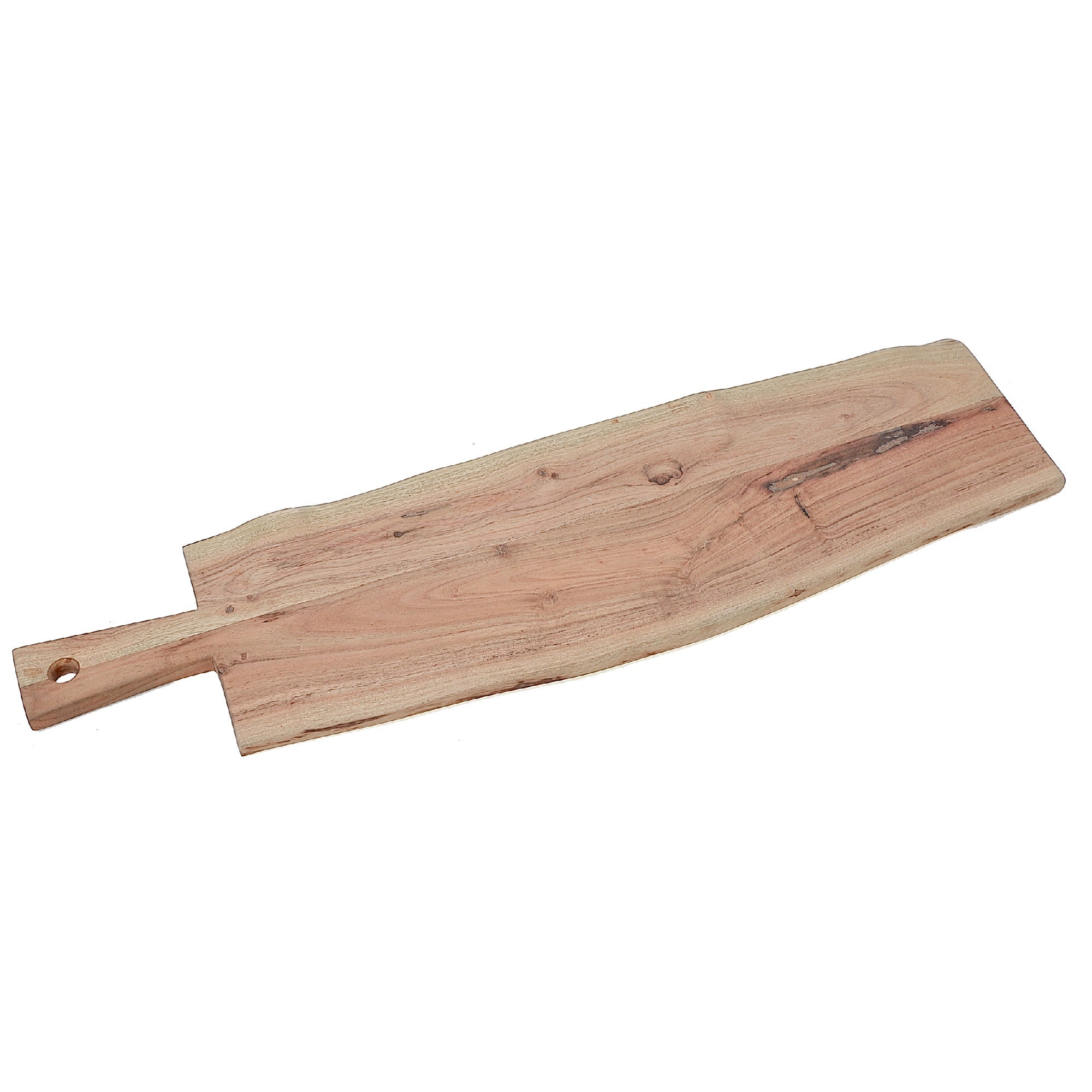 Custom Acacia Wooden Rectangle Live Edge Serving Board Small