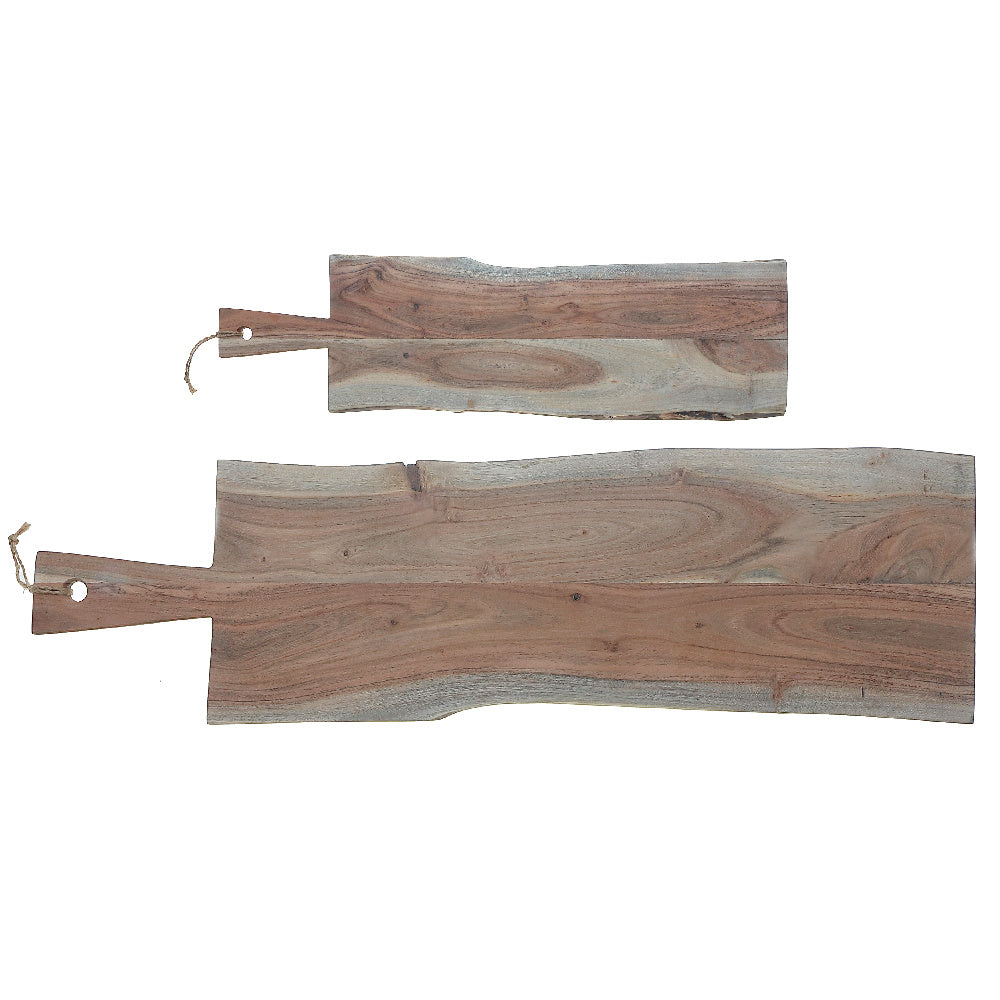 Custom Acacia Wooden Rectangle Live Edge Serving Board Small, Charcuterie Board, Wooden Serving Board