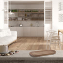 Acacia Wooden Shallow Dough Bowl