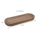Acacia Wooden Shallow Dough Bowl