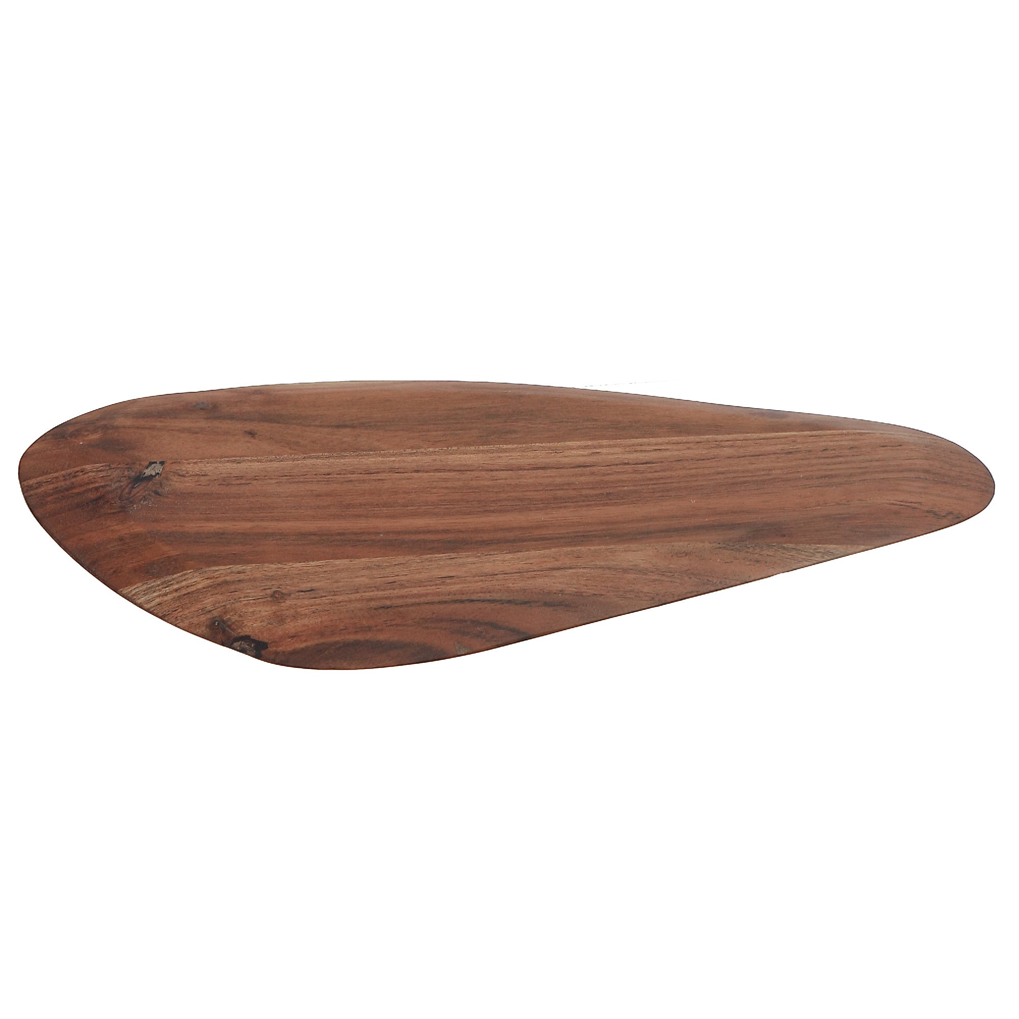Acacia Wooden Curved Triangle Serving Board – Kitchen Cheese or Charcuterie Board