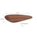 Acacia Wooden Curved Triangle Serving Board