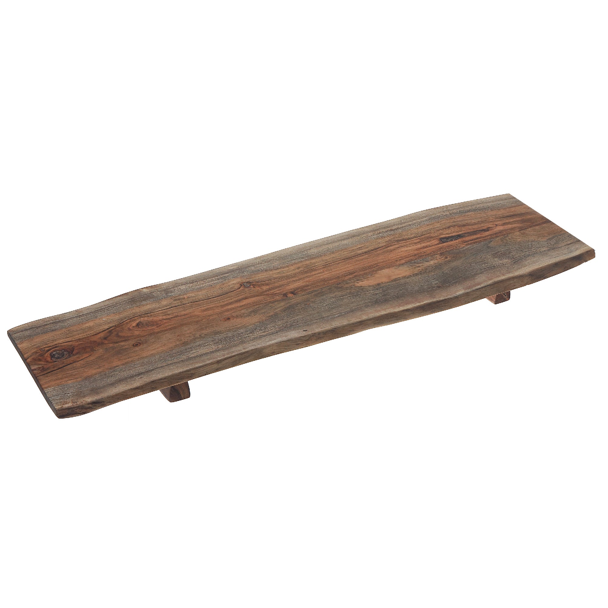 Acacia Wooden Live Edge Rectangular Serving Board Small, Small Acacia Live Edge Serving Board, Rectangular Charcuterie Platter, Rustic Kitchen Accessory