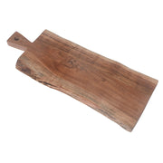 Acacia Oiled Wooden Thick Serving Butcher Board, Thick Acacia Butcher Block Board, Heavy Duty Serving Platter, Rustic Kitchen Prep Board