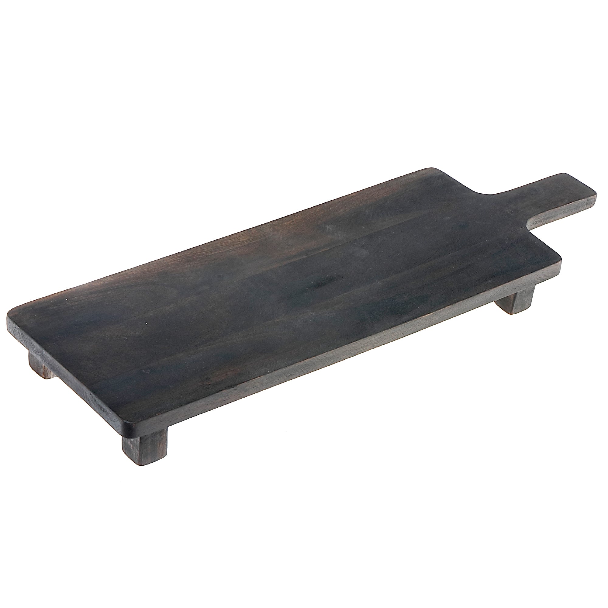 Rectangular Acacia Wood Serving Board with Stand for Entertaining