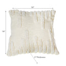 Slub Cotton Ivory Cushion Speed 18 X 18 - Set of 2