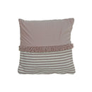 Handwoven Stripe With Fringe Cushion