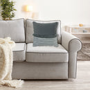 Handwoven Stripe With Fringe Cushion