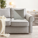 Handwoven Diagonal Stripe Cushion