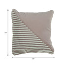 Handwoven Diagonal Stripe Cushion