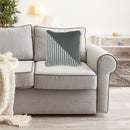 Handwoven Diagonal Stripe Cushion