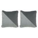 Handwoven Diagonal Stripe Cushion
