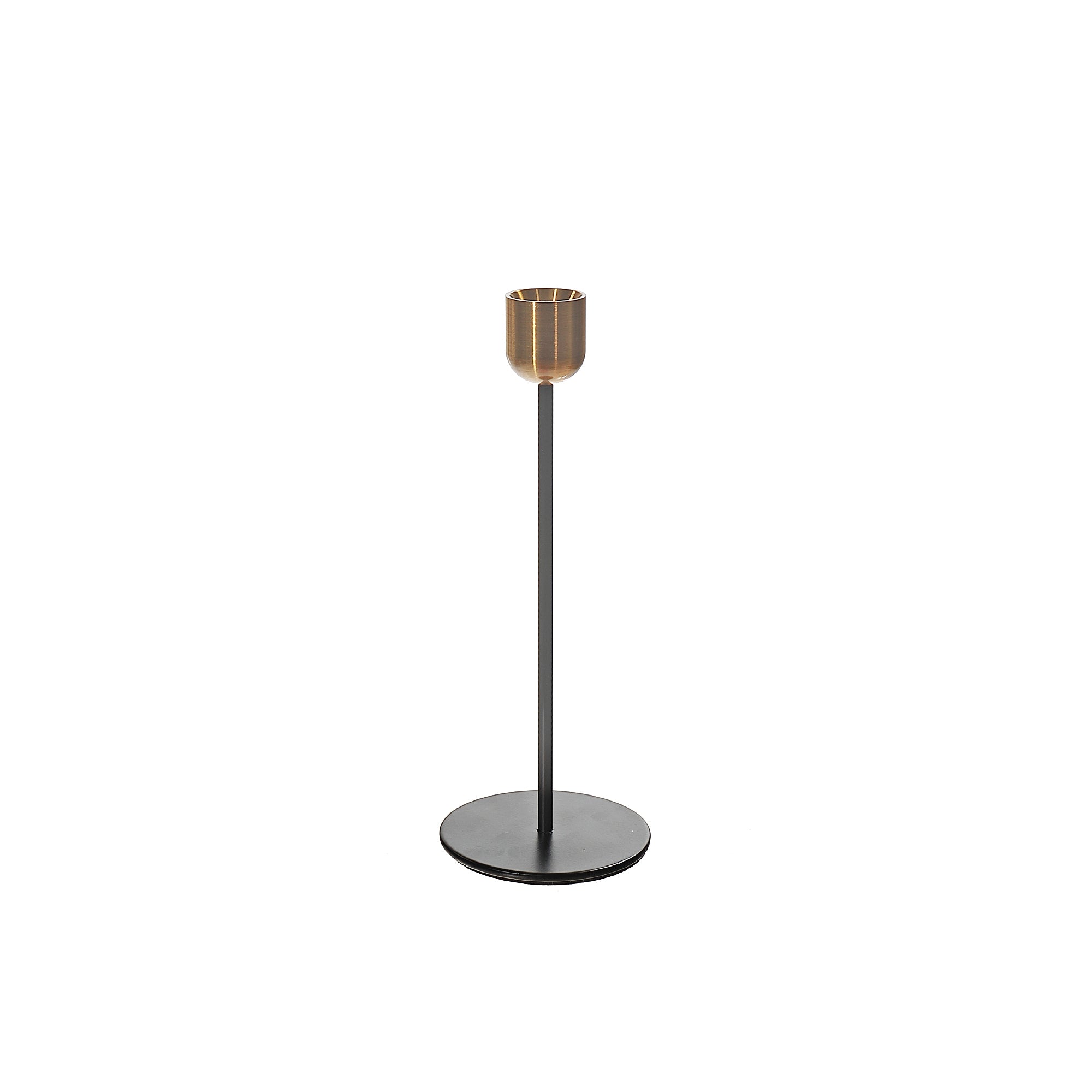 Small Metal Candle Holder – Tabletop Candle Accessory, Home Decor