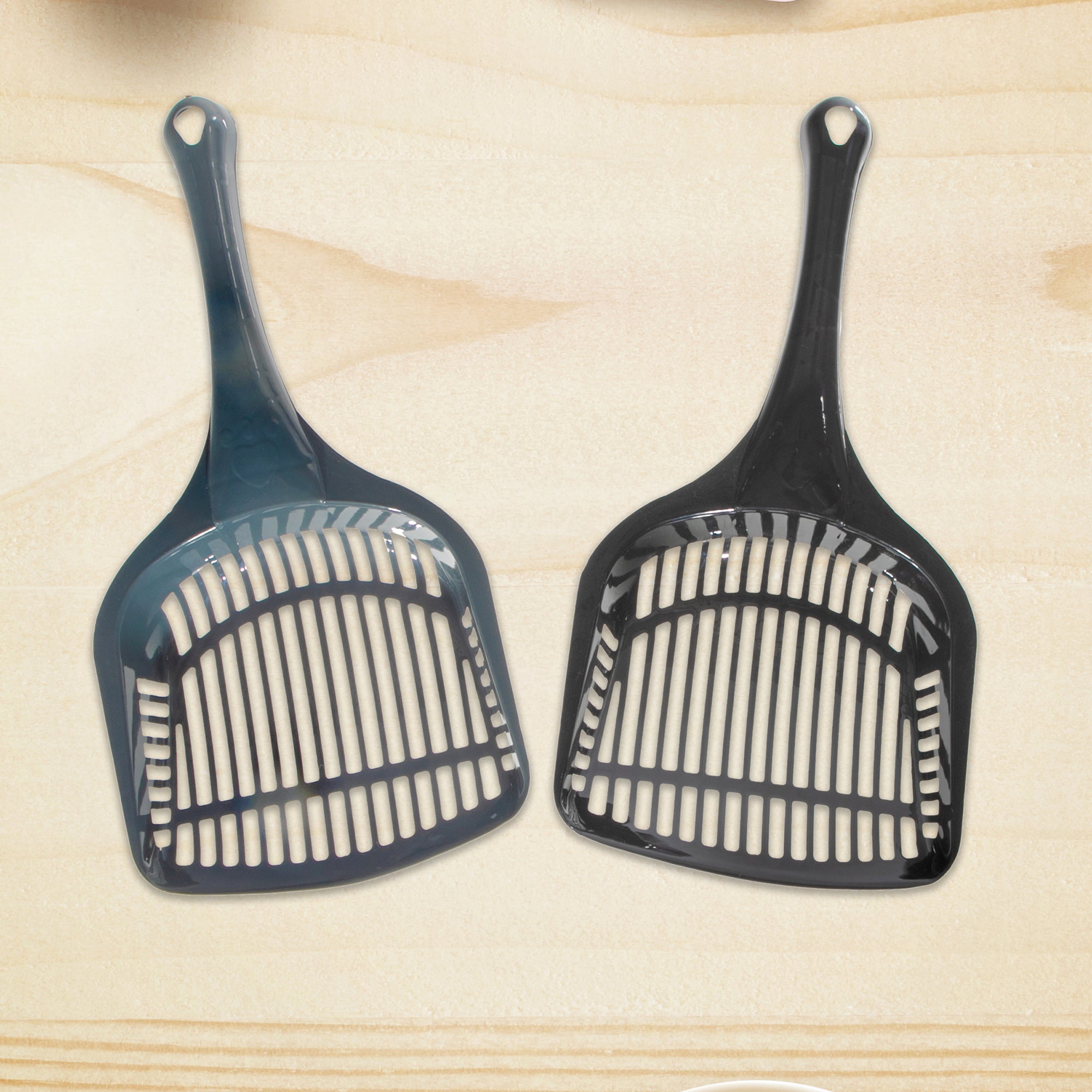 Plastic Cat Litter Scoop Assorted Set Of 2, Cat Litter Accessories, Pet Supplies