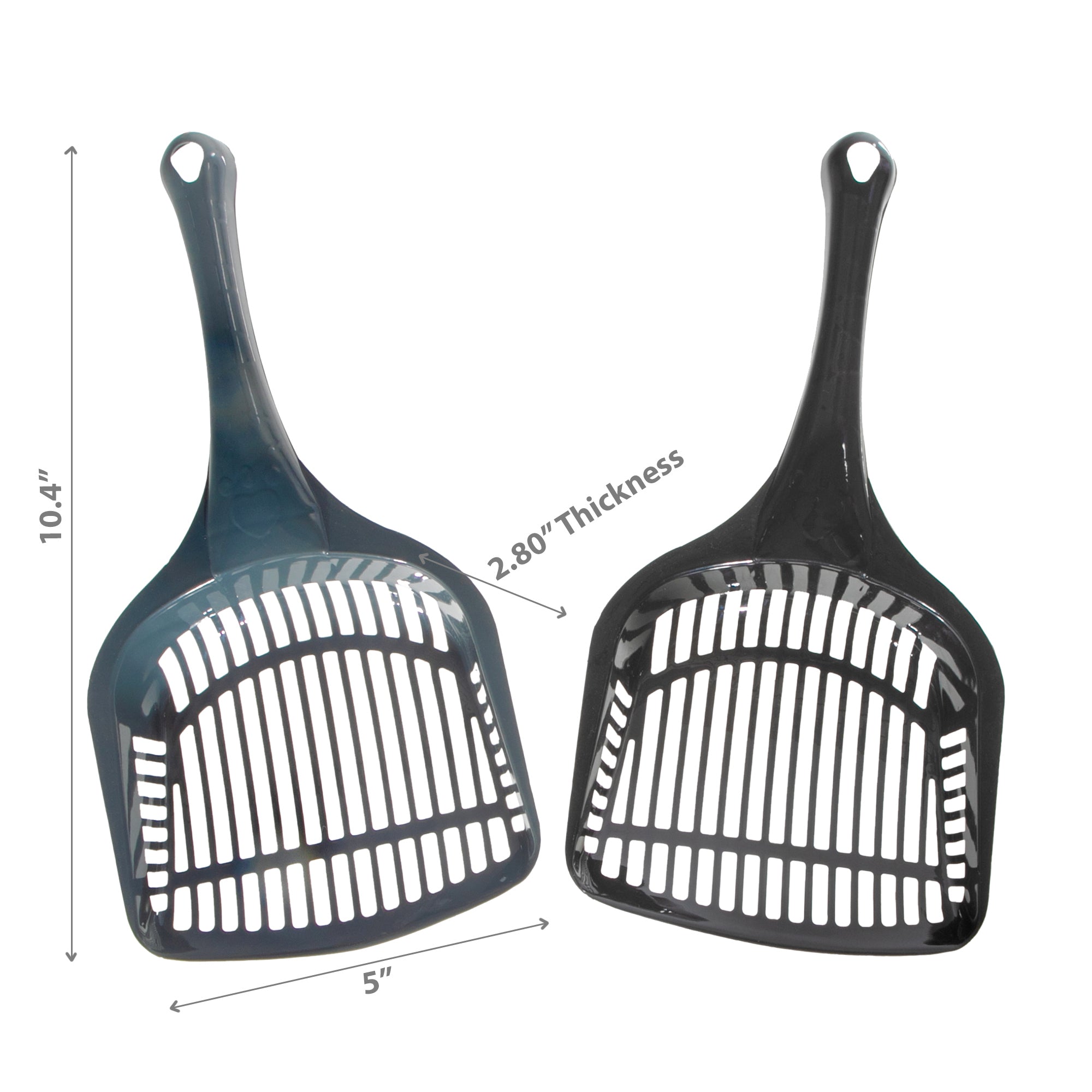 Plastic Cat Litter Scoop Assorted Set Of 2, Cat Litter Accessories, Pet Supplies