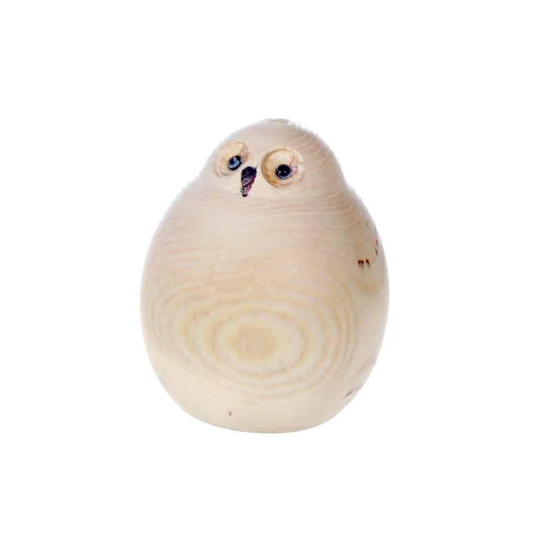 Natural Wooden Owl - Set of 2