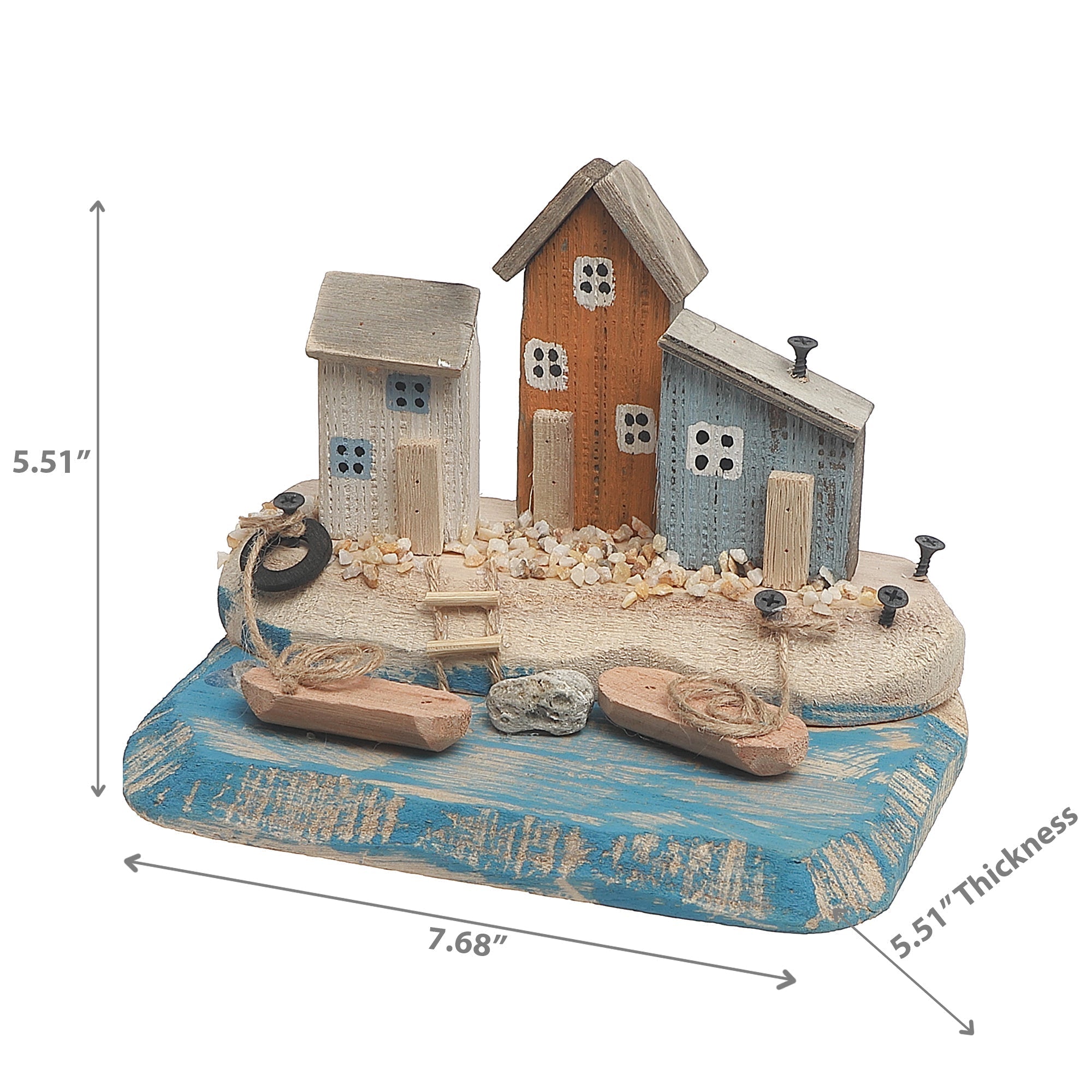 Wooden Triple Nautical House Decor
