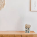 Wooden Single White House Decor