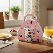 Pawprint Design Ceramic Mug Gift Set for Mom - Set of 2