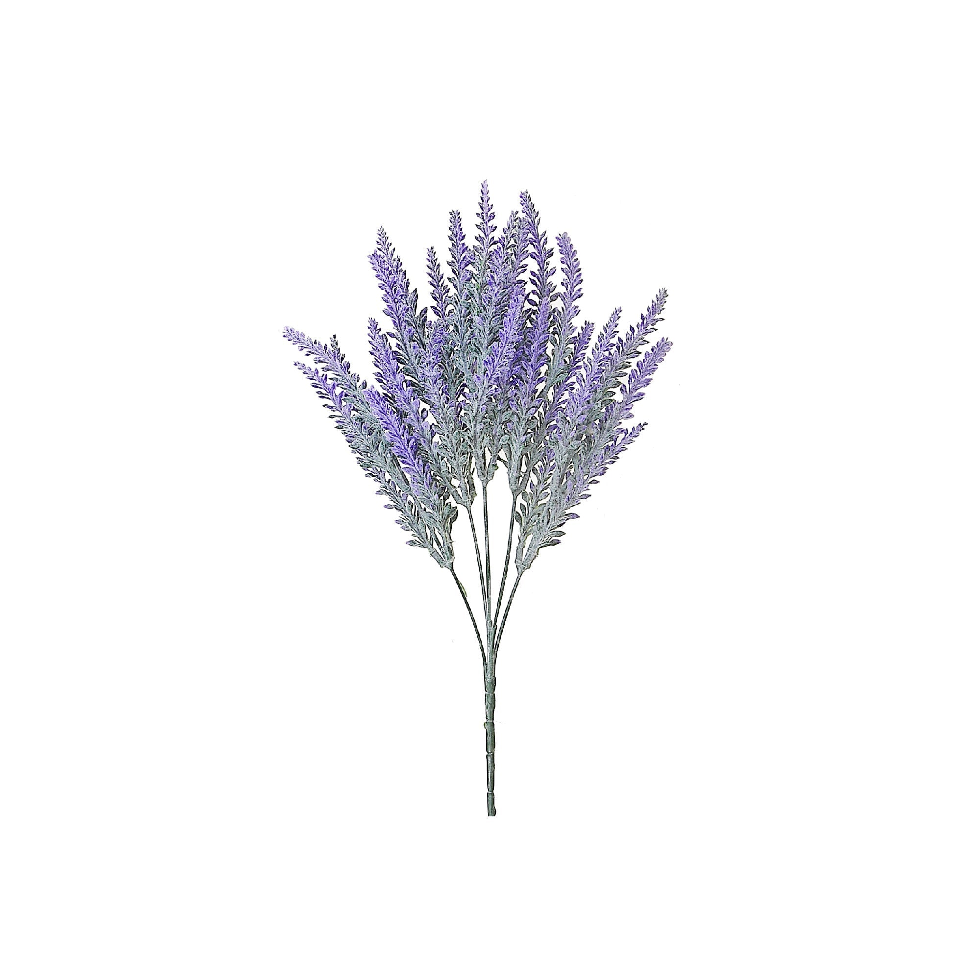 Artificial Lavender Pick - Set of 6 Decorative Floral Stems for Home Vases
