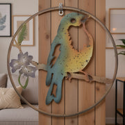 Metal Robin Cutout Hanging Décor for Nature Lovers