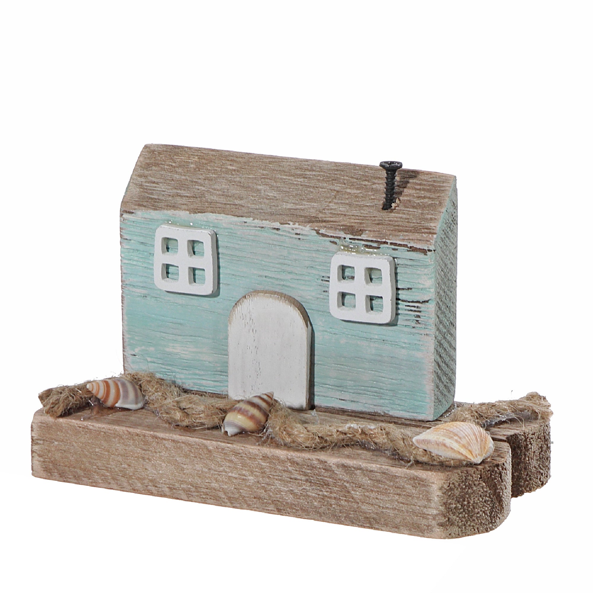 Wooden House By The Seashore, Coastal Rustic Home Decoration