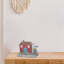 Wooden House With Bird By The Seashore