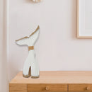 Wooden Whale Tail Decor