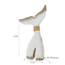 Wooden Whale Tail Decor