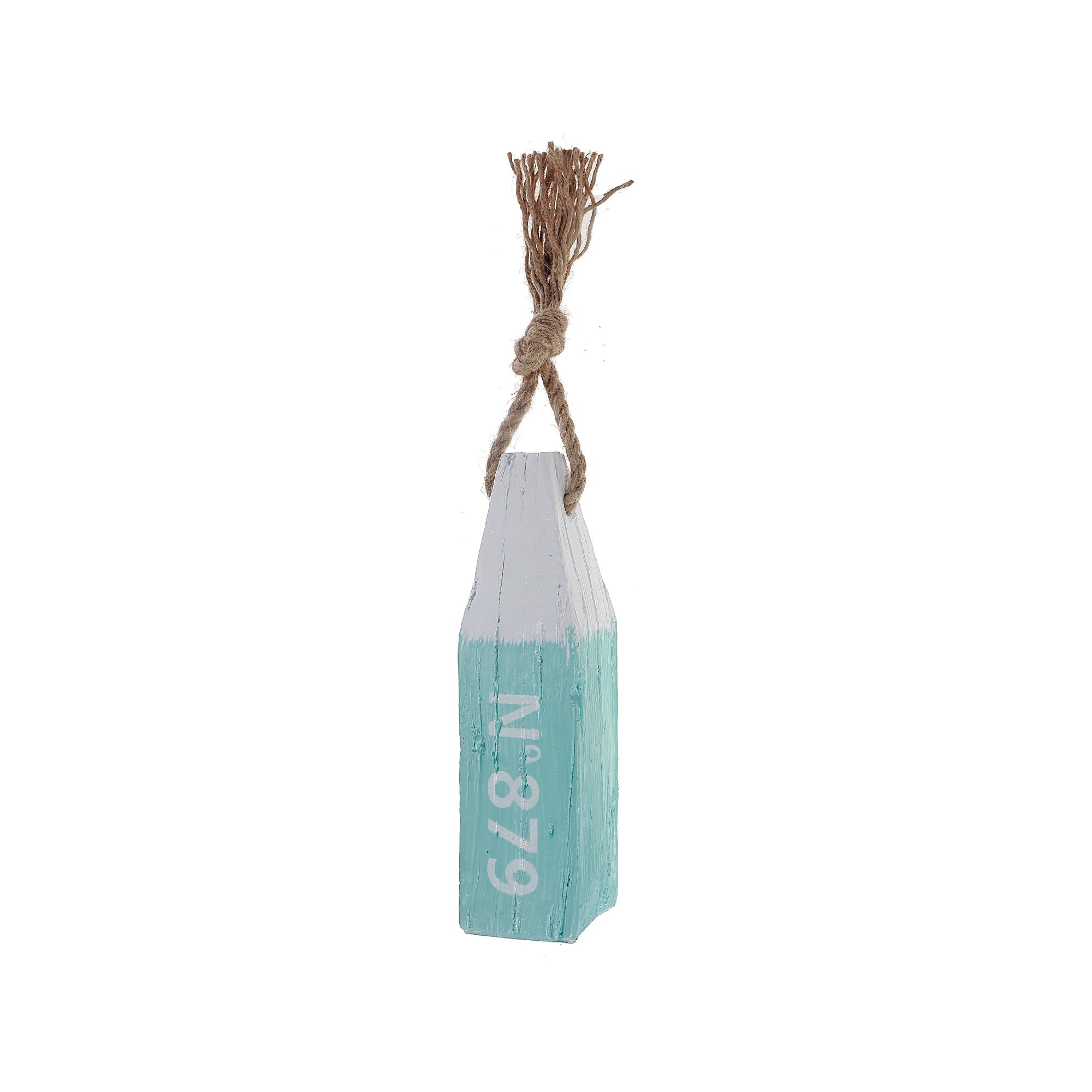 Decorative Hanging Buoy, Nautical Coastal Wall Decor, Beach House Hanging Accent